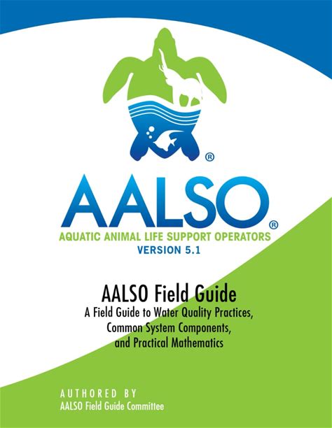 AALSO Field Guide: Water Quality Practices, Common System Components, And Practical Mathematics