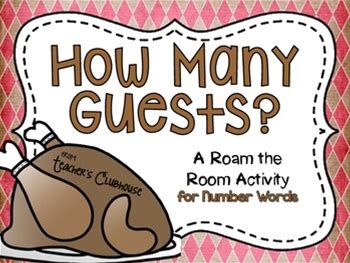 How Many Guests {Number Words}
