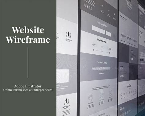 Website Wireframe Template By Starline Creative | Creative Market