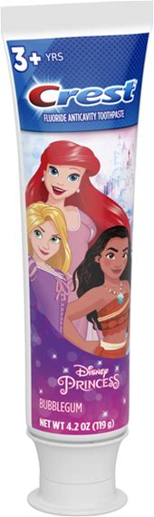 Crest Kid's Toothpaste, Featuring Disney Princesses, Bubblegum Flavor - 4.2 Oz