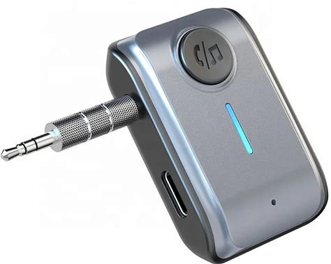 Bluetooth 5.3 Wireless Transmitter 3.5mm AUX Audio Port Handsfree Bluetooth Stereo Music Adapter Car Kit Bluetooth Receiver