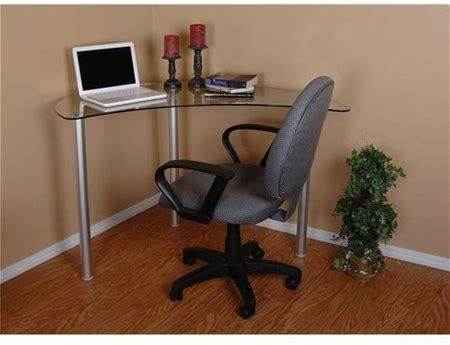 Rta Home & Office T1d-121 30.5 X 48.5 X 21 in. Tier One Designs Clear Glass Corner Computer Desk