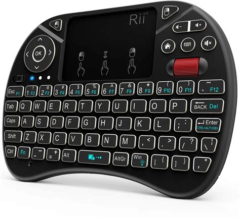 Touchpad Mouse Combo With Scroll Wheel Wireless Keyboard Rii X8