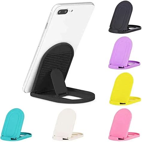 1Pc Foldable Cell Phone Stand Adjustable Desktop Phone Holder Universal Portable Travel Mobile Phone