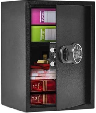 Safe Box Security With Digital Keypad Lock Steel Safe With Interior Lining And Bolt Down Kit 19.6 X 13.7 X 12.2in Secure Documents Jewelry And Valuabl
