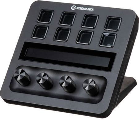 Elgato Stream Deck+ Studio Controller With 8 Customizable LCD Keys, Black