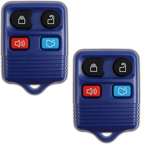 2X Keylessoption Key Fob For 2005 2006 2007 2008 2009 2010 2011 2012 2013 2014 2015 Ford F150 Explorer Ranger Mustang Lincoln Mazda Mercury Remote, 4