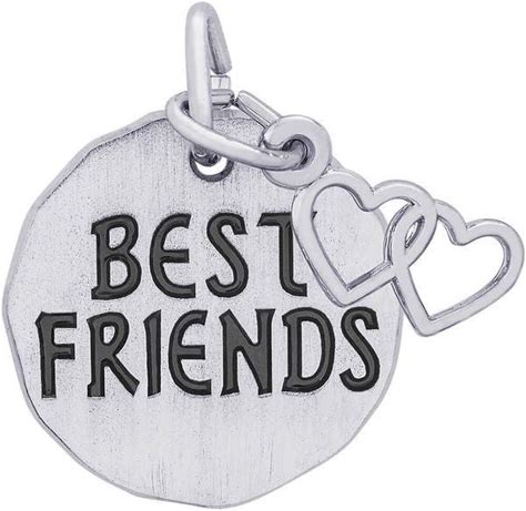BEST FRIENDS TAG W/HEART ENGRAVABLE