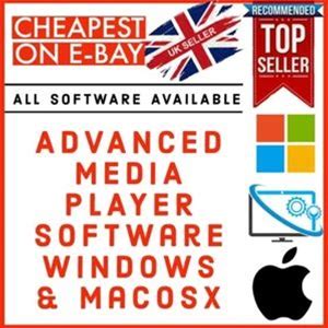 ADVANCED MEDIA PLAYER SOFTWARE CD PLAY ANY VIDEO / DVD / MUSIC / AUDIO WINDOWS
