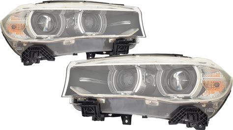 HID Left And Right Headlights W/ Adaptive System For 14-18 BMW X5 X6
