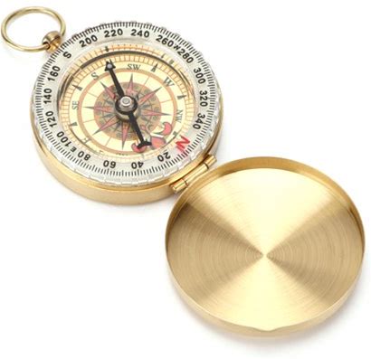 Compass Copper Luminous Rotatable Waterproof Direction Pointing Equipment For Outdoor Camping Hiking Activities