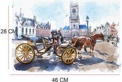 Owen Name Most Difficult Level 10 Seniors Book Store Front Adults Puzzles 500 Piece Large Puzzle Game Interesting Toys Europe Map Suspense Sublimated