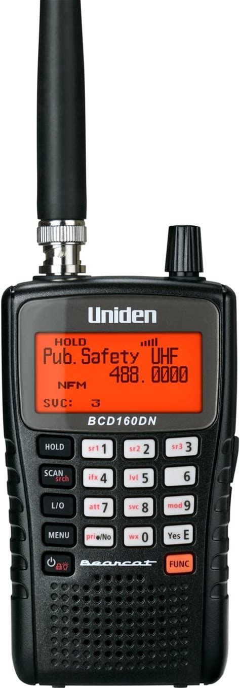 Uniden Bearcat BCD160DN Handheld Digital Scanner, Exclusive Features, Band Scope