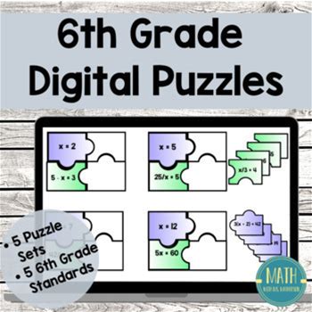 6th Grade Puzzles Google Slides