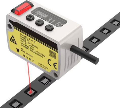 Factory Price Laser Displacement Sensor 8mm 12V-24VDC PNP NO Accurate Detection Waterproof Laser Distance Sensor For Automation