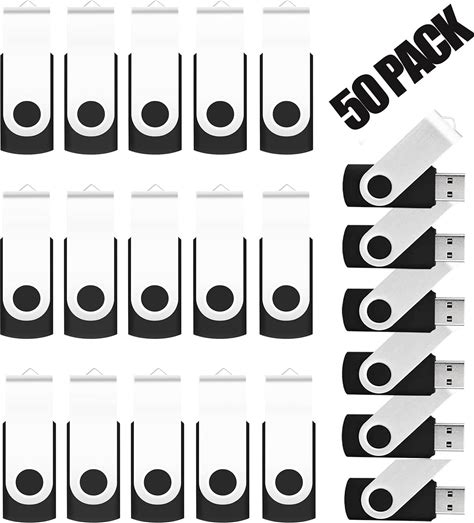 1GB Bulk Flash Drives 100 Pack, EASTBULL USB 2.0 Bulk USB Drives Pack Thumb Drives Bulk USB Drives Storage (Black)