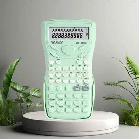 Kchsji Color Calculator Student Function Multifunctional Exam Scientific Computer Line Display Up And Down Calculation Green