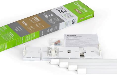 100W 4 ft. Ultra High Output Linear LED Tube Retrofit Conversion Kit Replaces 8 ft. T8/T12 16,000 Lumens 4000K (4-Pack)