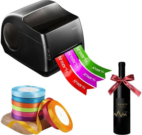 N-Mark D4022 Digital Printer Satin Ribbon Printer Printing Machine For Flower Shop Using Hot Foil