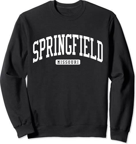 Springfield Missouri MO College University Style Sweatshirt