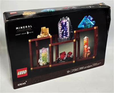 LEGO Ideas Mineral Collection Building Set 21362, 880 Pcs New- See Box