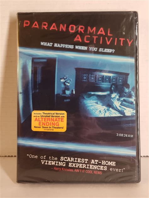 Paranormal Activity (DVD) What Happens When You Sleep Free Ship