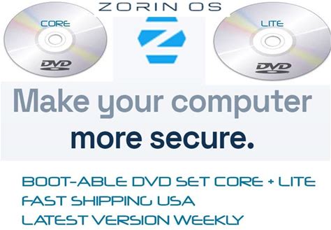 Zorin Os 16.2 Installer/Live Dvd Set "Core + Lite " Smooth Fast