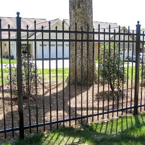 Premium Steel Wrought Iron Metal Fence For Enhanced Security