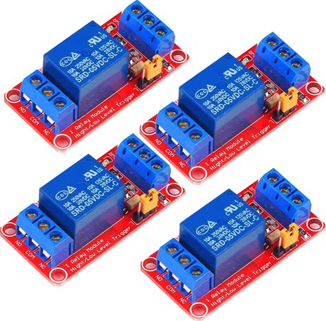 Youngneer 5V Relay Module 1 Channel Relay Board For Raspberry Pi With Opto-Isolated High Or Low Level Trigger 5V 1 Channel Switch For Arduino