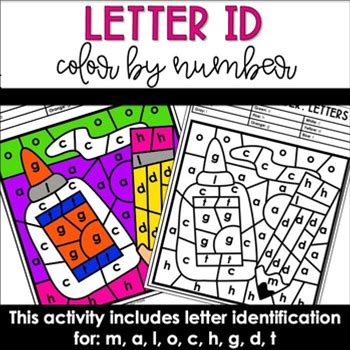 Letter Identification Color By Number