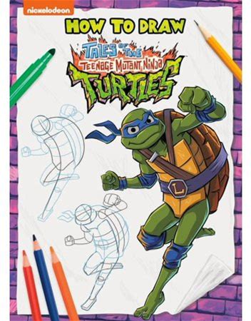 How To Draw The Teenage Mutant Ninja Turtles, (Paperback)