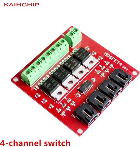 IRF540 Isolated Power Module Four Channel 4 Route MOSFET Button IRF540 V4.0+ MOSFET Switch Module For Arduino