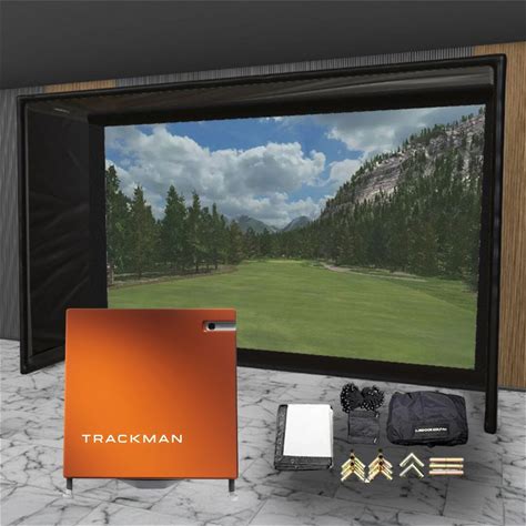Trackman 4 SIG DIY Golf Simulator Studio Package - The Indoor Golf Shop 15'4" X 9'10" X 5' (TM4)