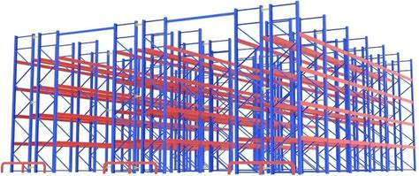 Medium Duty Cargo Storage Display Rack Shelves System Warehouse Wheel Rack