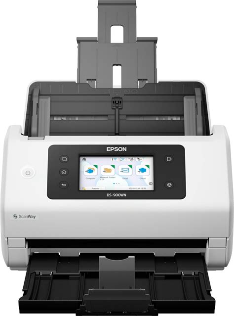 Epson DS-900WN Edgelink High-Speed Wireless Network Color Document Scanner With Duplex Scanning, PC-Free Scanning, 100-Page Auto Document Feeder (ADF)