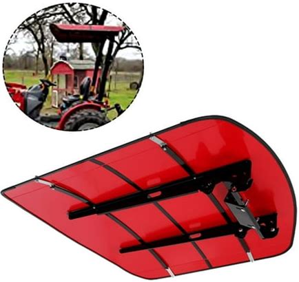 Kojem Tractor Canopy For Rops 52" X 52" - Red - Will Add About 4" To The Height Of The Tractor