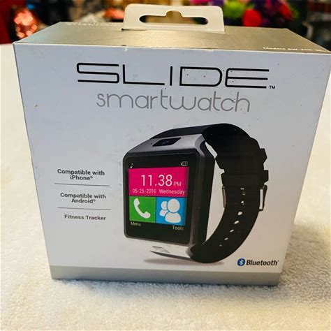 Slide Smartwatch Wearables | Slide - Smart Watch Compatible With Android And Ios - Silver | Color: Silver | Size: Os