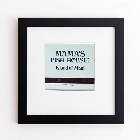 Mama's Fish House Black Frame: $135