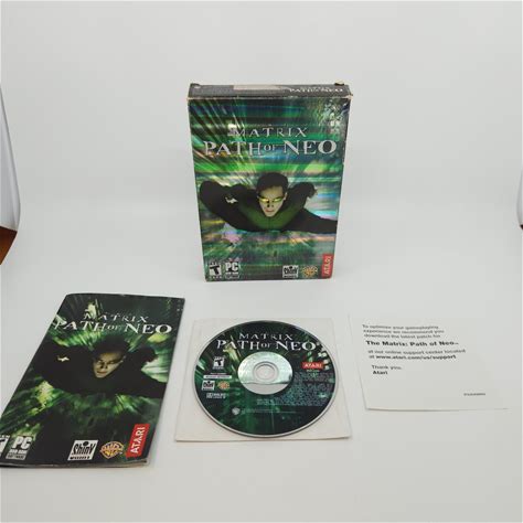 Matrix Path Of Neo - Small Box PC CD-Rom Game - Complete CIB - Atari