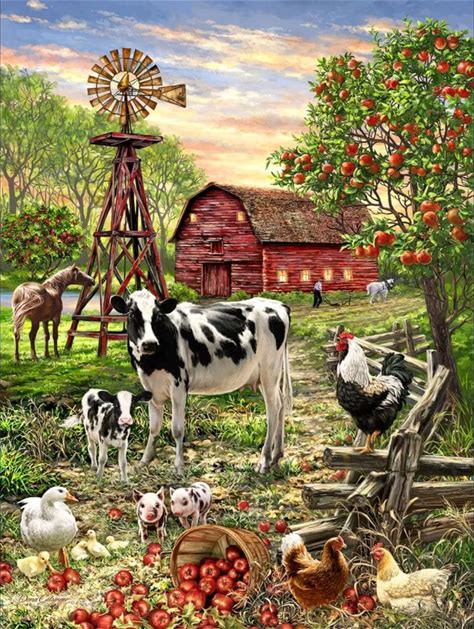 Barnyard Animals 36 Piece Jigsaw Puzzle By Springbok