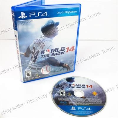 MLB 14 The Show (Sony Playstation 4 PS4, 2014) Baseball Tested CLEAN DISC A