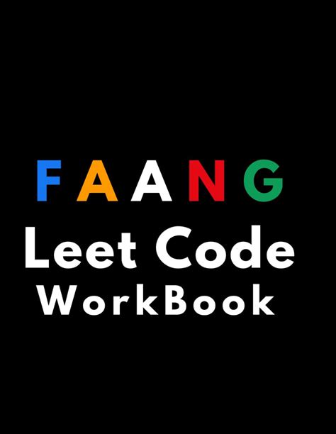 FAANG Interview Workbook: DSA Practice Book (120 Pages Of Challenges And Solutions): Leetcode-Style Challenges With Space To Plan, Code, And Reflect -