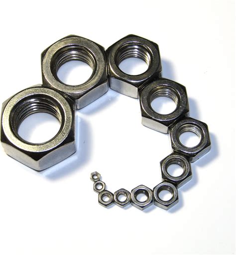 1Pcs M18-1.5 Metric 304 Stainless Steel Left-Hand Fine Thread Hex Nuts, Reverse Fine Tooth Nuts