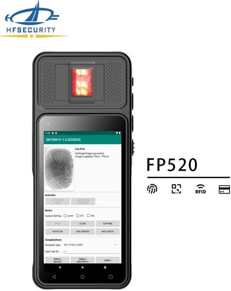 FP520 Electronic Signature Digital Signature Pad Tablet KYC Rugged Android Tablet For Identity Authentication