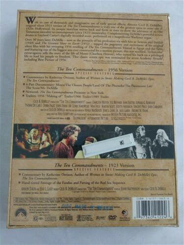 The Ten Commandments: 50th Anniversary Coll. (Dvd 2006, 3-Disc Set)