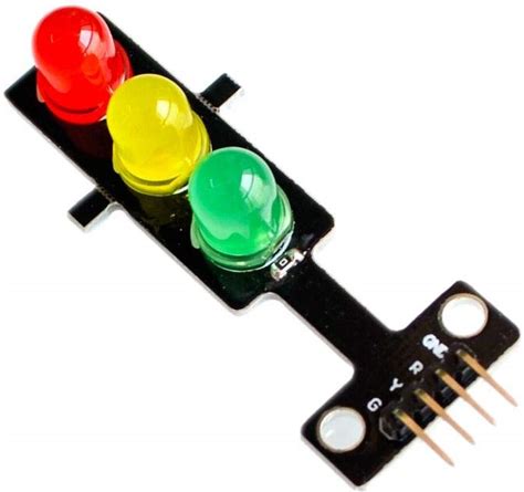 Mini 5V Traffic Light LED Display Module For Arduino Red Yellow Green 5mm LED Mini-Traffic Light For Traffic Light System Model