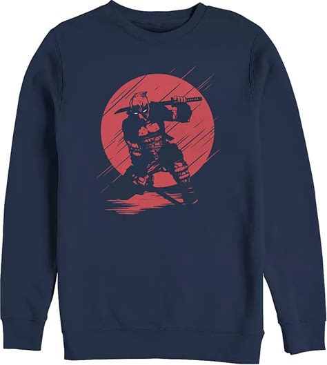 Big & Tall Marvel Deadpool Ready To Fight Graphic Fleece, Men's, Size: 4XL Tall, Blue