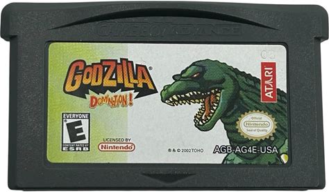 Godzilla Domination! (Nintendo Game Boy Advance) Authentic Tested GBA Cartridge