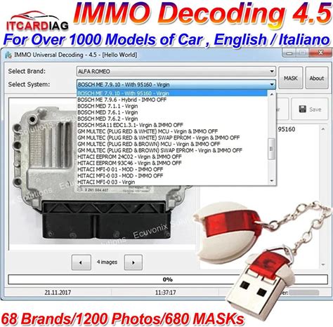 EDC17 Programmer IMMO Universal Decoding 4.5 IMMO Off Software Remove IMMO Code Of ECU Repair IMMO