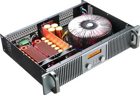 2CH 1000W Class H Circuit Power Amplifier Wide Power Voltage TD Circuit 4Ohm Metal For Multi-Function Sound Equipment Live